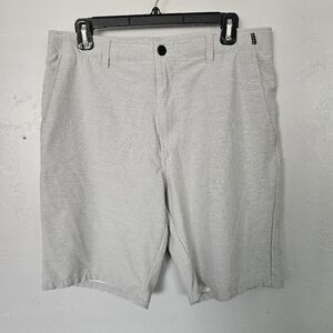 Veece Men's 32 Grey Shorts Casual Summer Comfy Chino 9" Inseam